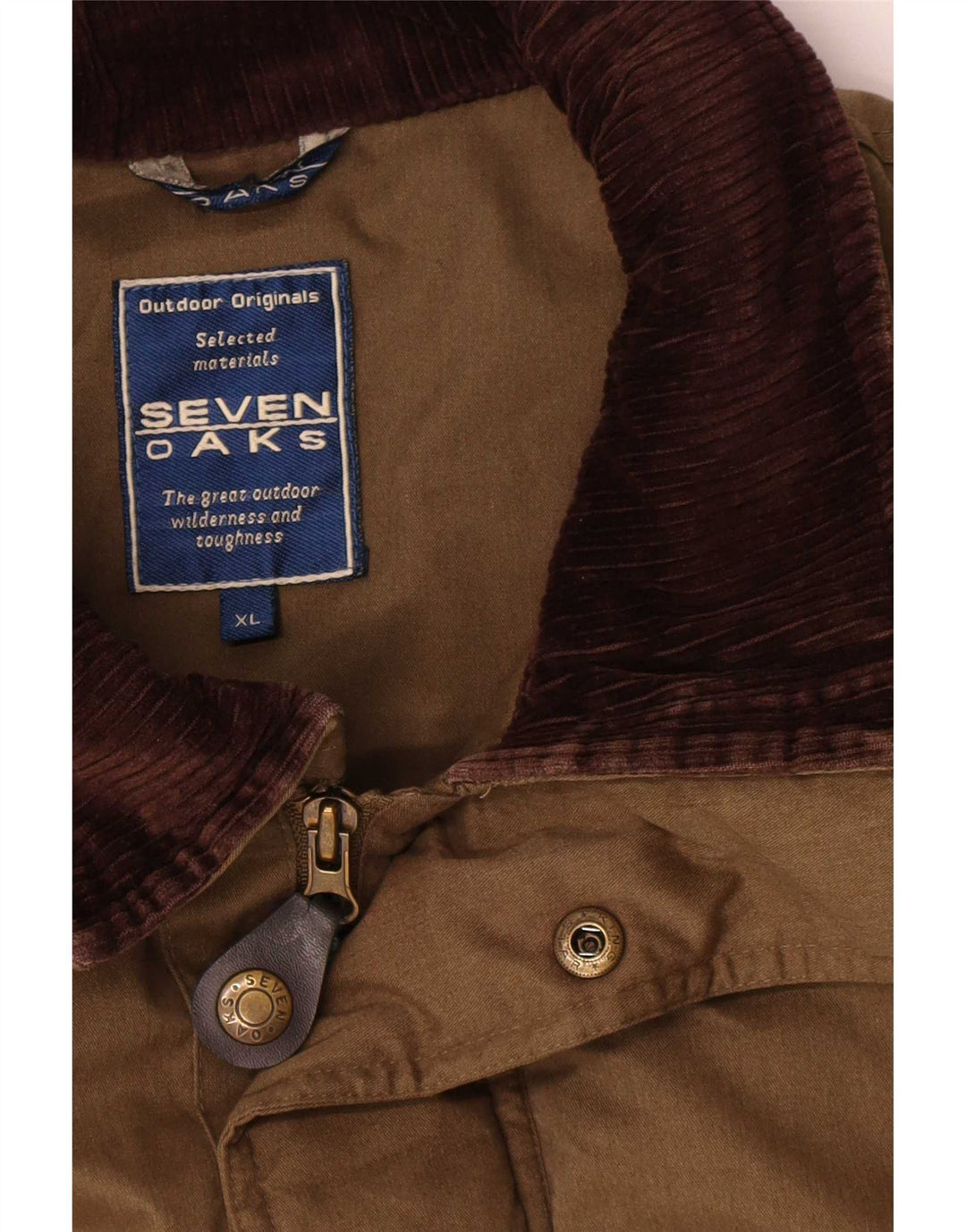 Мужская ветровка Seven Oaks UK 42 XL, полиэстер цвета хаки