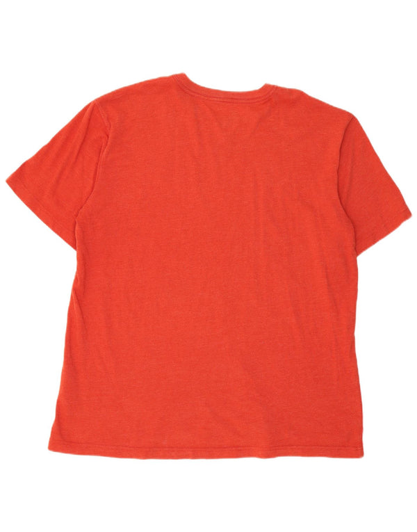 Мужская футболка свободного кроя Carhartt с рисунком, топ XL, оранжевый хлопок