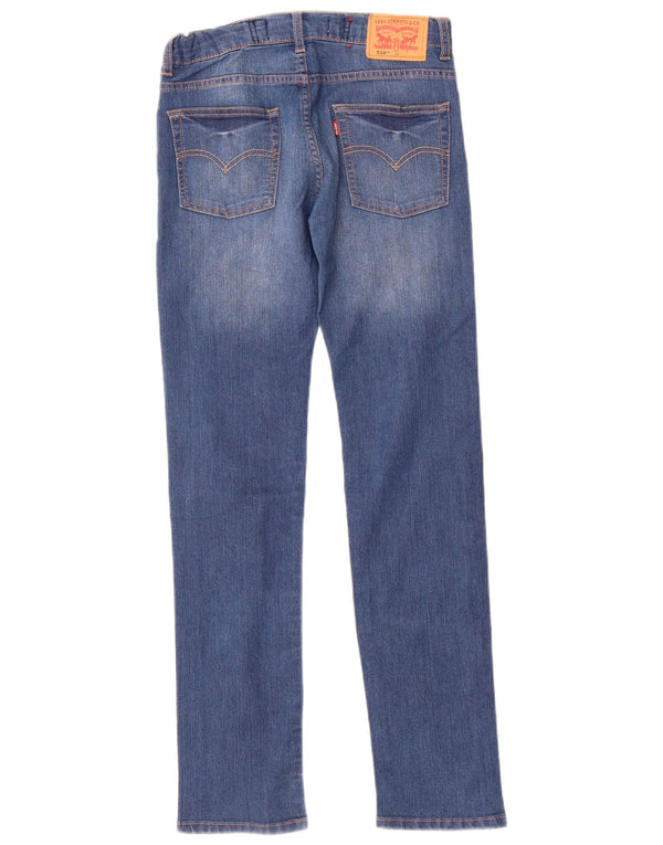 Джинсы скинни Levi's Girls 510 13–14 лет W28 L30, синий хлопок