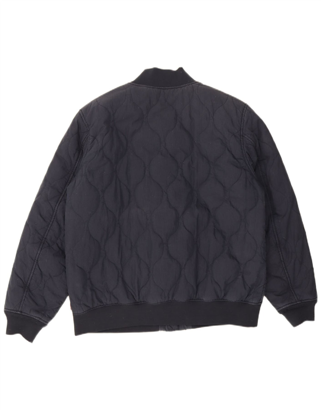 Мужская утепленная куртка-бомбер Levi's UK 42 XL, темно-синий, хлопок