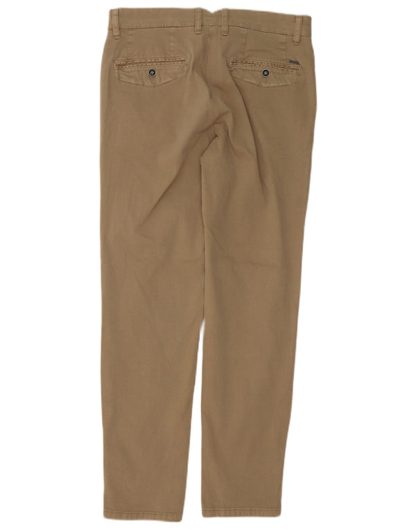 Мужские узкие брюки-чиносы Jack & Jones W32 L30, бежевый хлопок