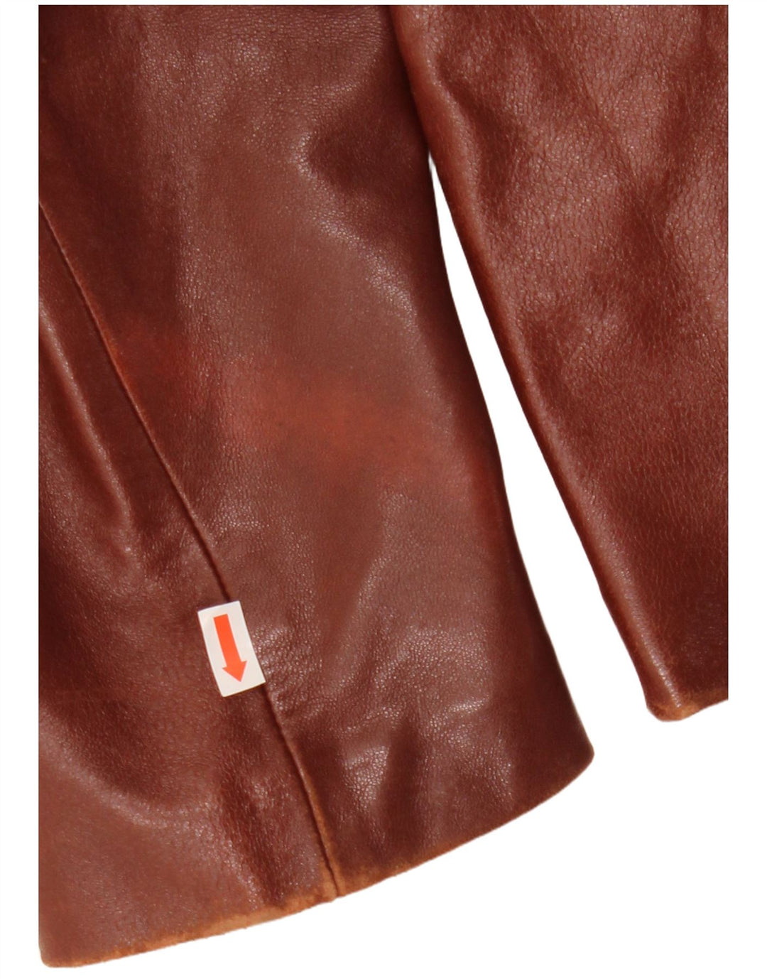 Женская кожаная куртка Emme IT 46 большая коричневая