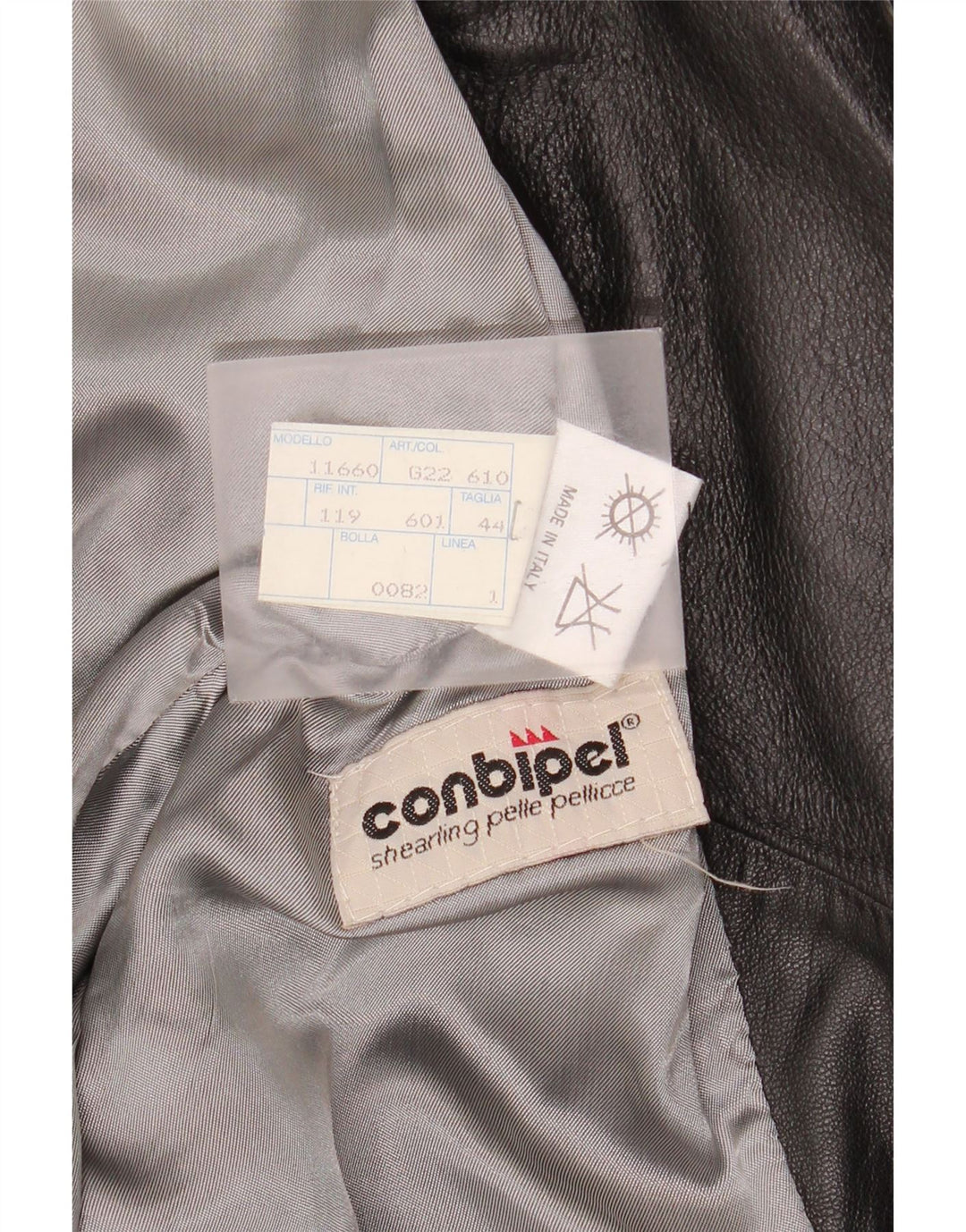 Женская кожаная косуха Conbipel IT 44 Medium Black Leather