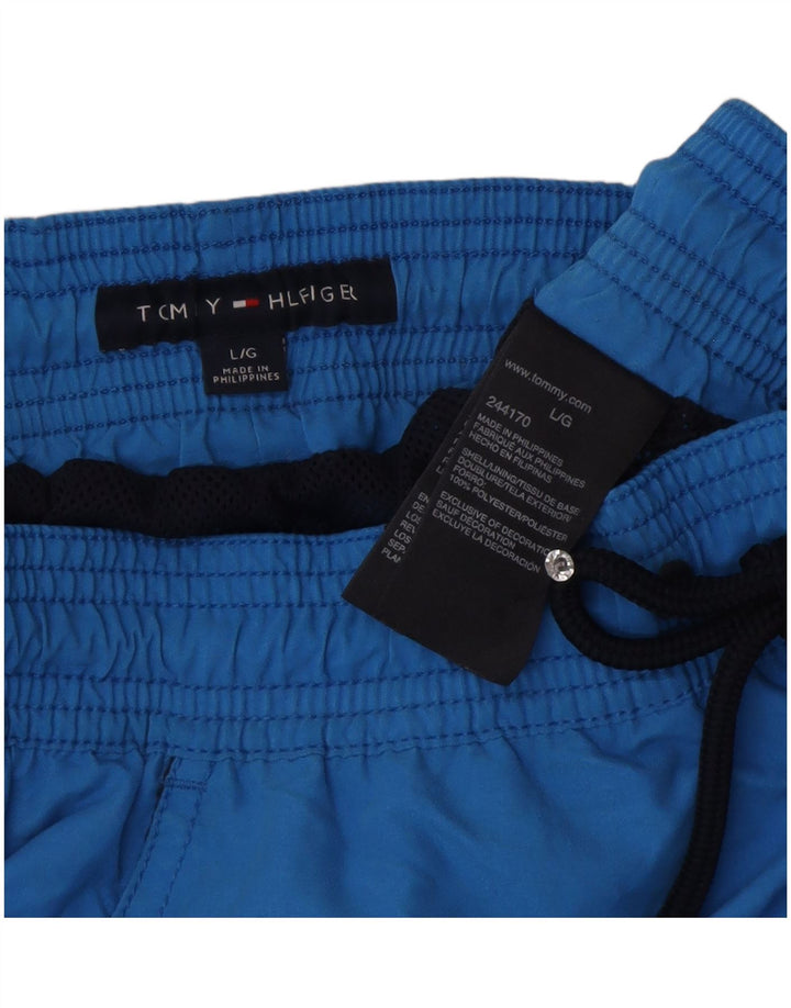 Мужские шорты для плавания Tommy Hilfiger, большие синие, полиэстер
