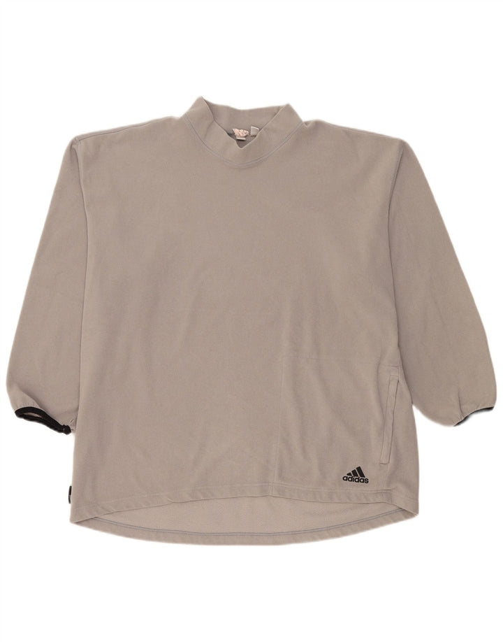 Мужской флисовый джемпер Adidas Climawarm XL, серый полиэстер