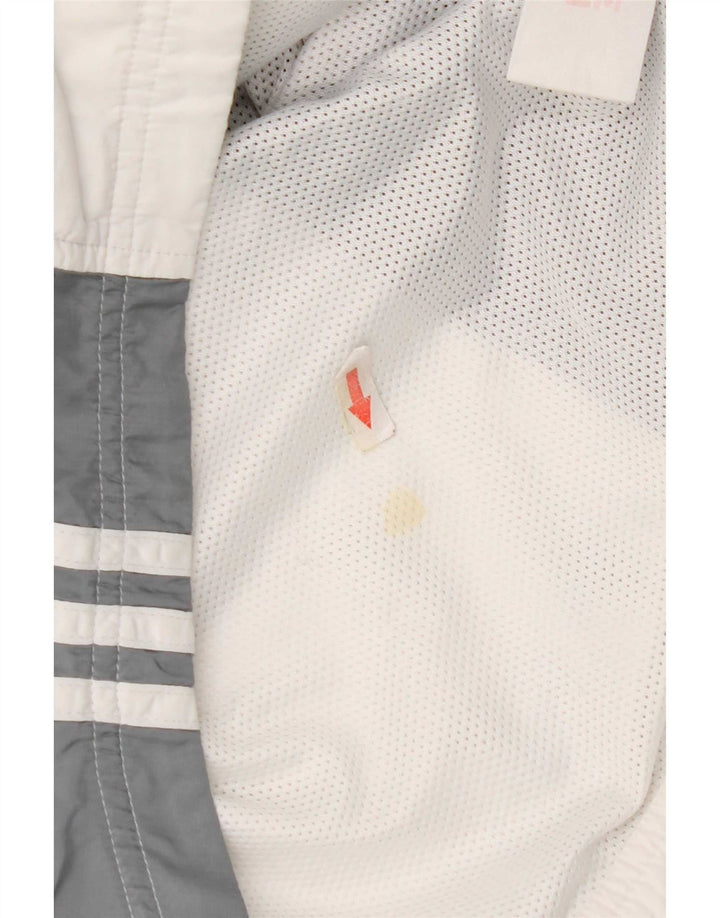 Женский спортивный костюм Adidas Top Jacket UK 10, маленький серый с цветными блоками