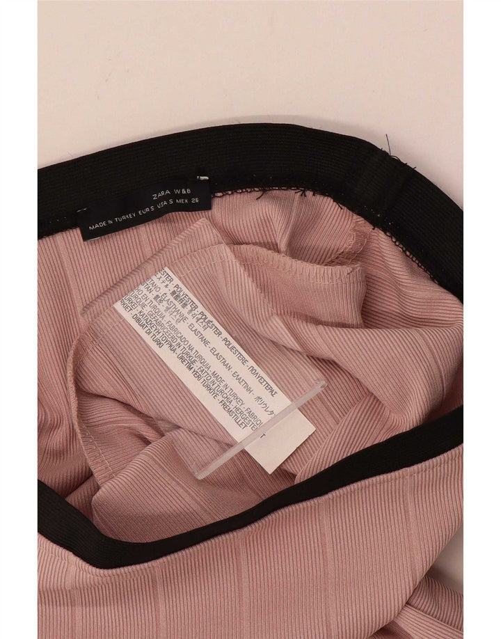 Женская юбка-карандаш Zara W26, маленькая розовая в цветных блоках
