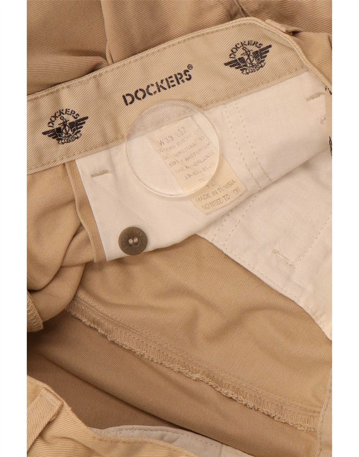 Мужские брюки-чиносы Dockers W33 L29 Бежевые