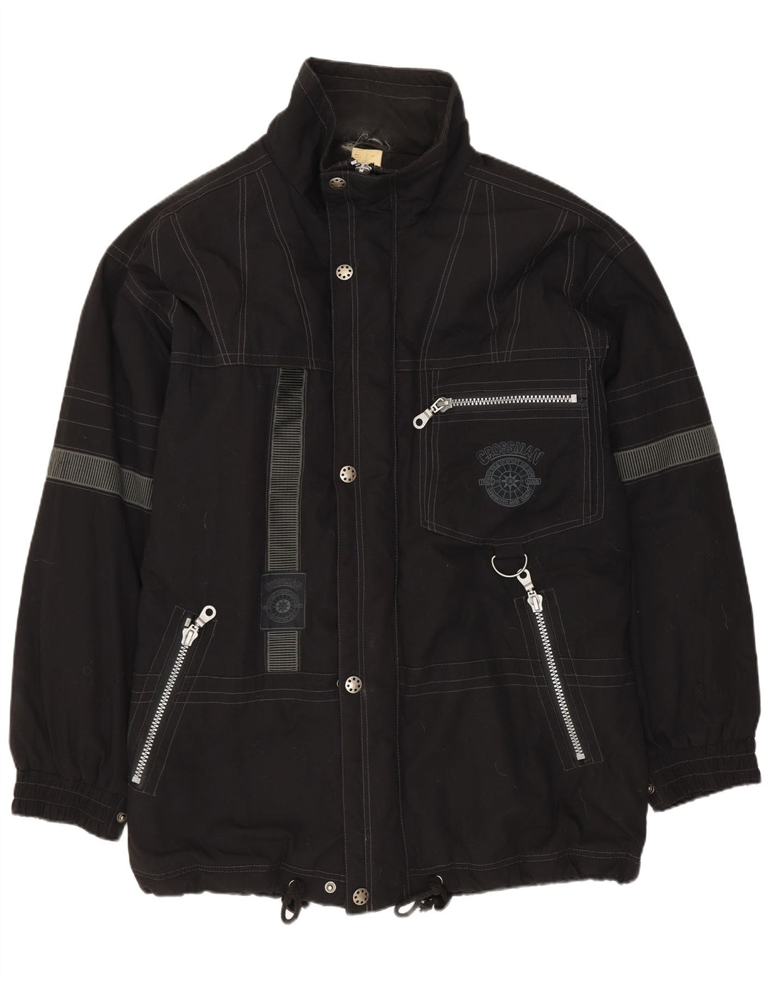 Мужская ветровка VINTAGE UK 42 XL, черный полиэстер
