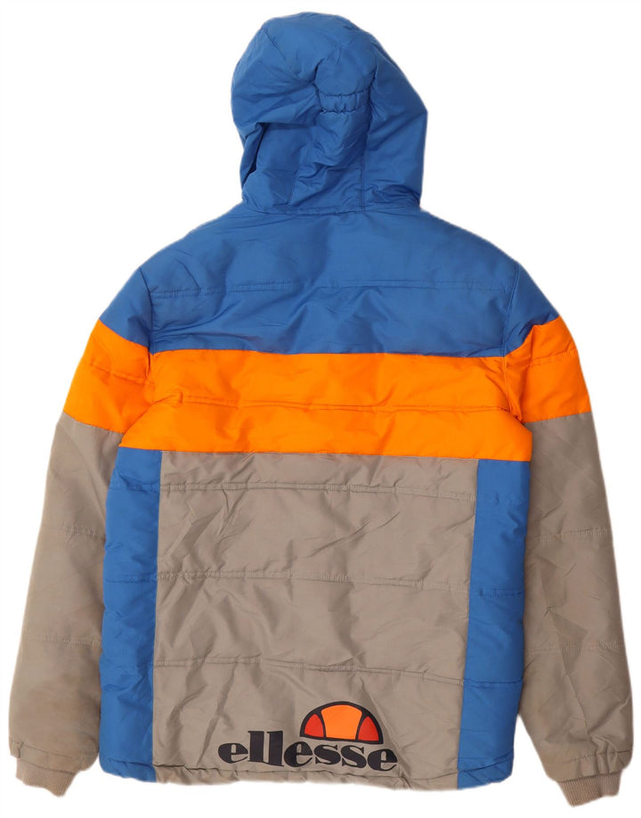 Мужская стеганая куртка Ellesse UK 38, средний разноцветный цветной блок