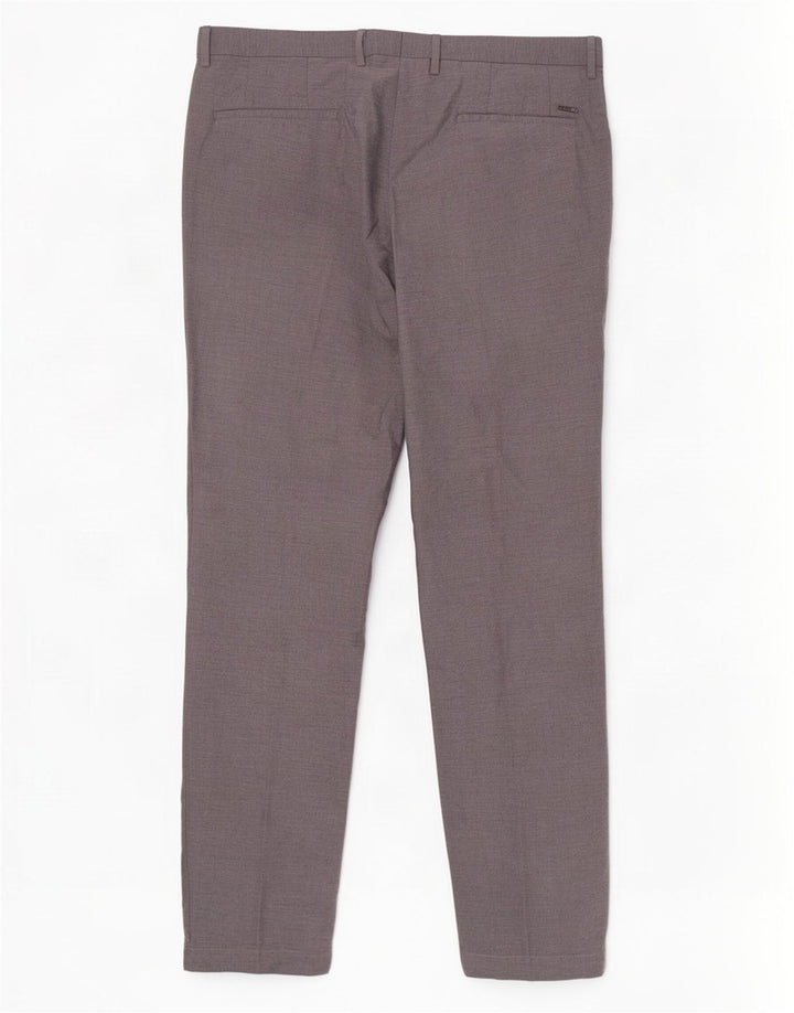 Мужские прямые брюки чинос Hugo Boss W36 L30 серые