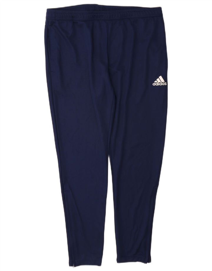 Мужские спортивные брюки Adidas Aeroready XL темно-синие из полиэстера