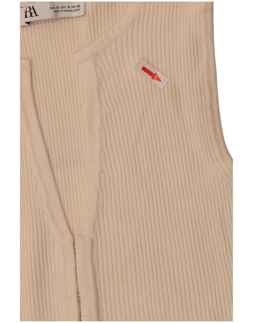 Женский кардиган Zara UK 8, маленький, из вискозы белого цвета