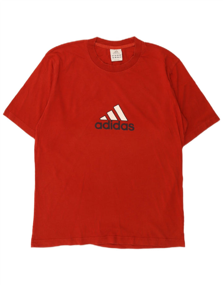 Мужская футболка с рисунком ADIDAS Top UK 40/42 Средний красный
