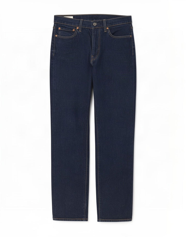 Мужские прямые джинсы Levi's 514 W32 L32 темно-синие, хлопок