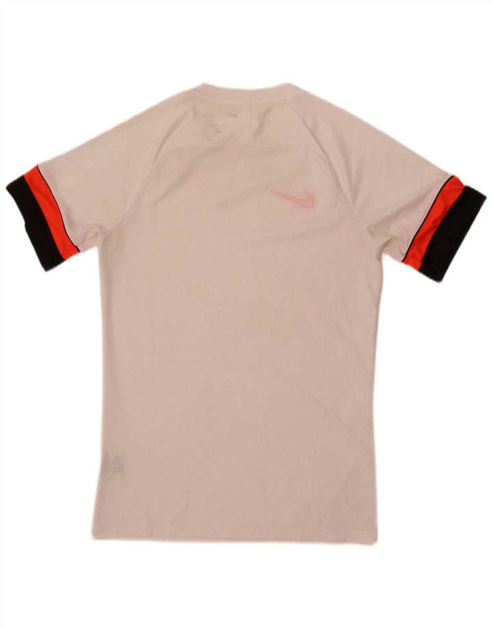 Мужская футболка Nike Dri Fit, маленький белый полиэстер с цветными блоками