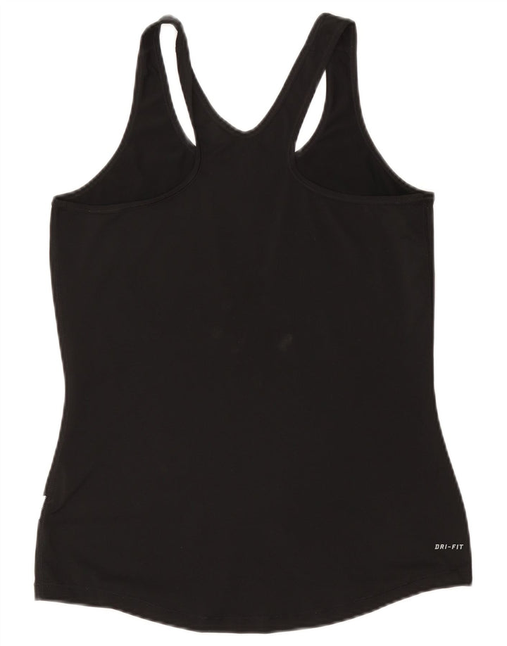 Женский жилет с графическим принтом Nike Dri Fit UK 14, большой черный