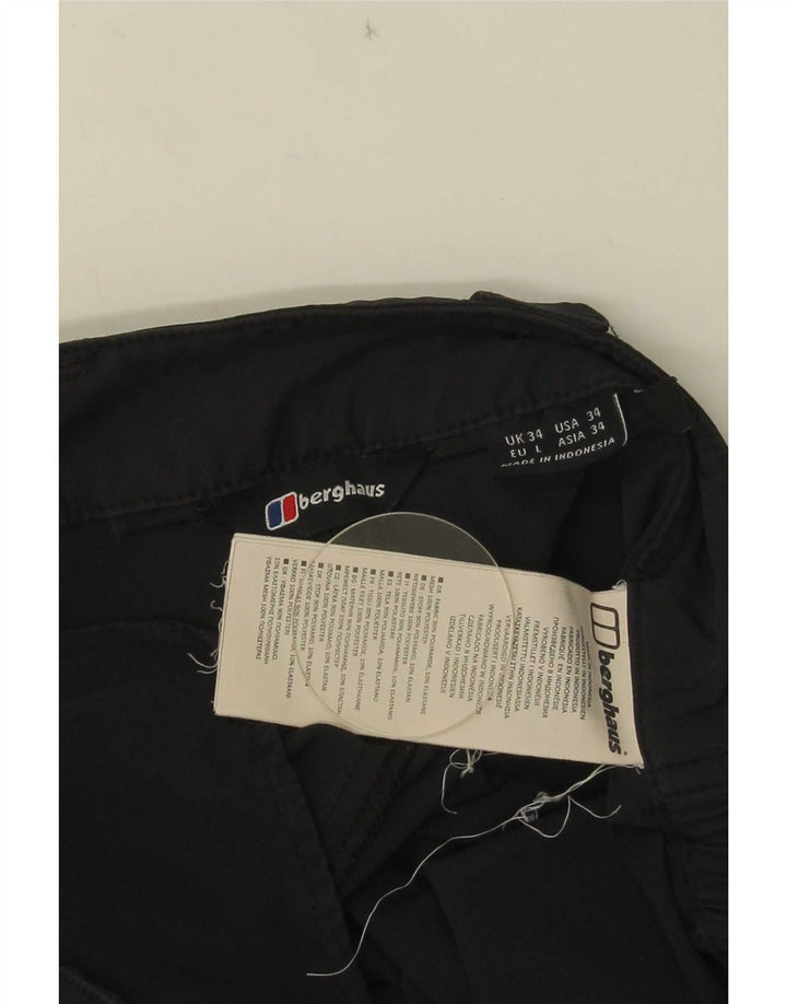 Berghaus Мужские прямые брюки карго W34 L30 серые из полиамида