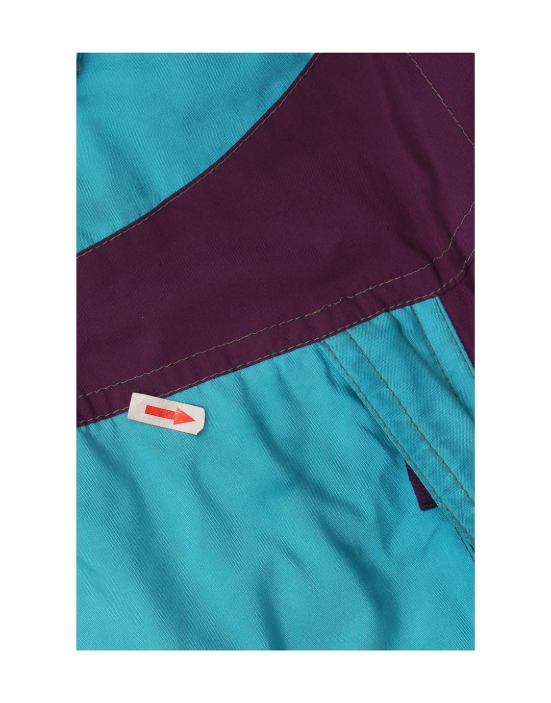 COLMAR Мужская лыжная куртка свободного кроя с капюшоном IT 44 XS Синяя с цветными блоками