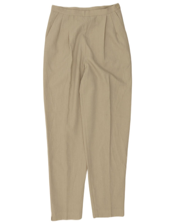 Женские брюки чинос с высокой талией Marks & Spencer UK 14 Medium W24 L30 Бежевые