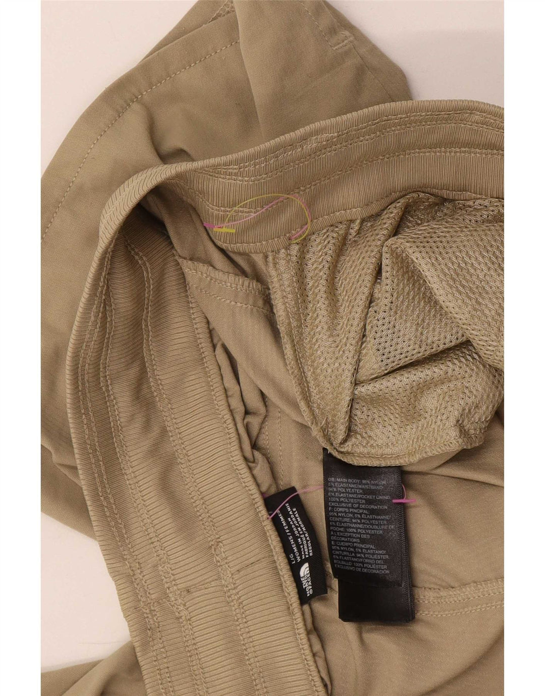 Мужские спортивные шорты The North Face, большие бежевые нейлоновые