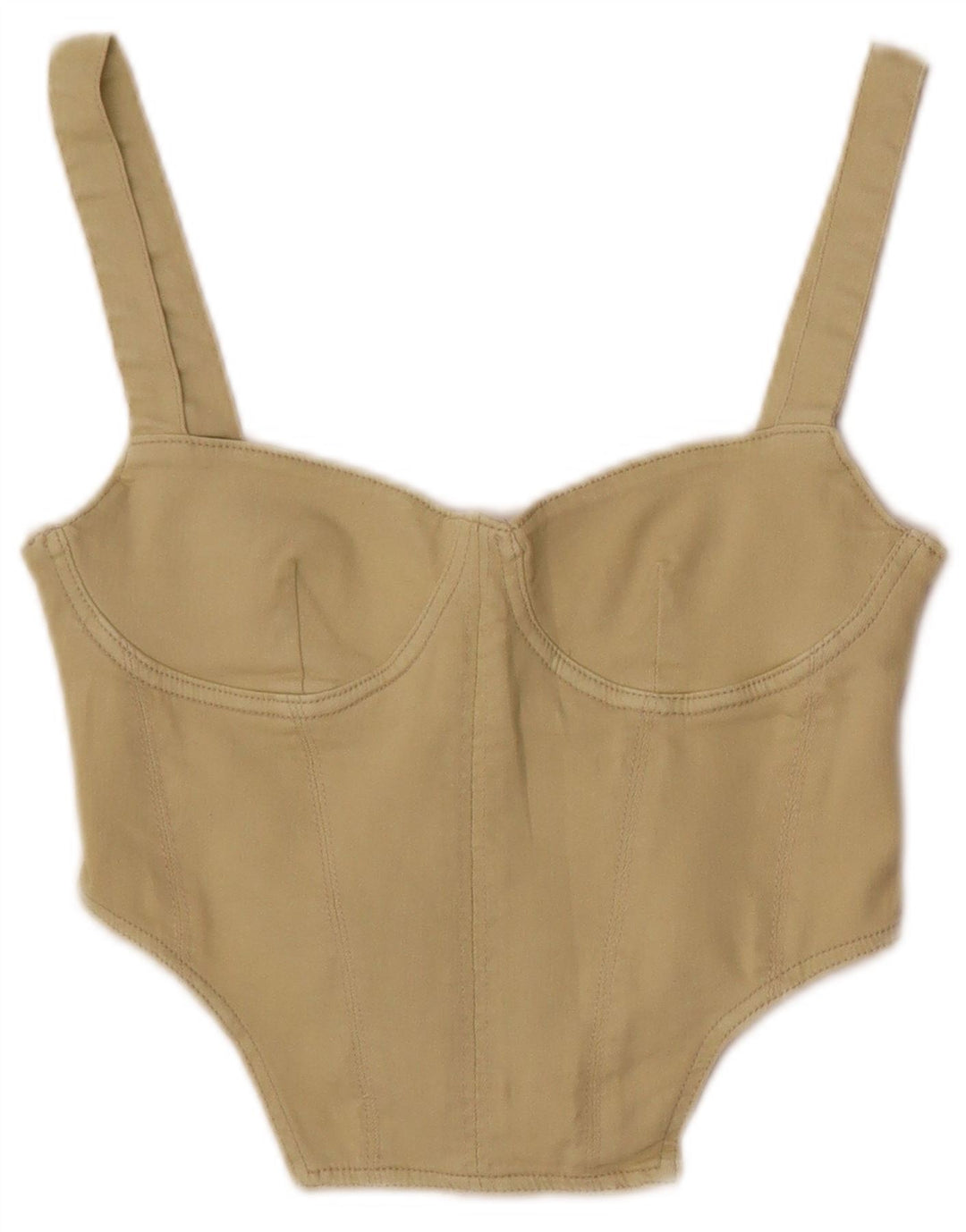 Женский корсетный топ Zara UK 8, маленький зеленый