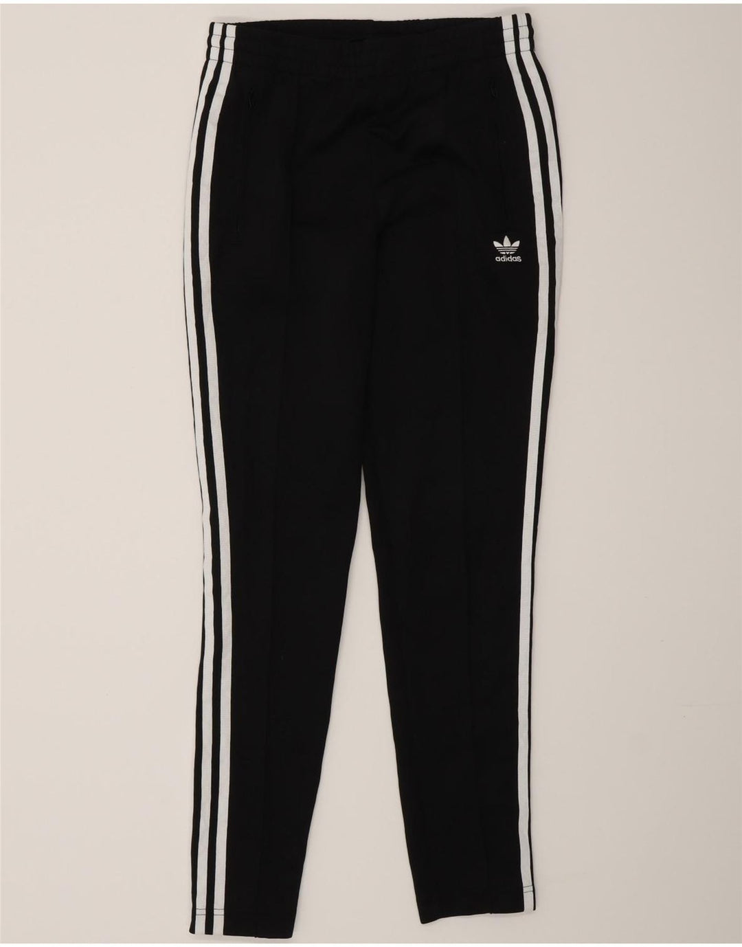 Женские спортивные брюки Adidas UK 8, маленькие черные из полиэстера