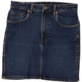 Женская джинсовая мини-юбка Zara Medium W28 Синяя