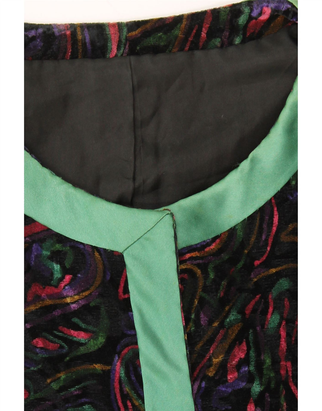 ВИНТАЖНЫЙ комплект женской юбки из 2 предметов на 1 пуговице, Великобритания 12, средний W32, разноцветный