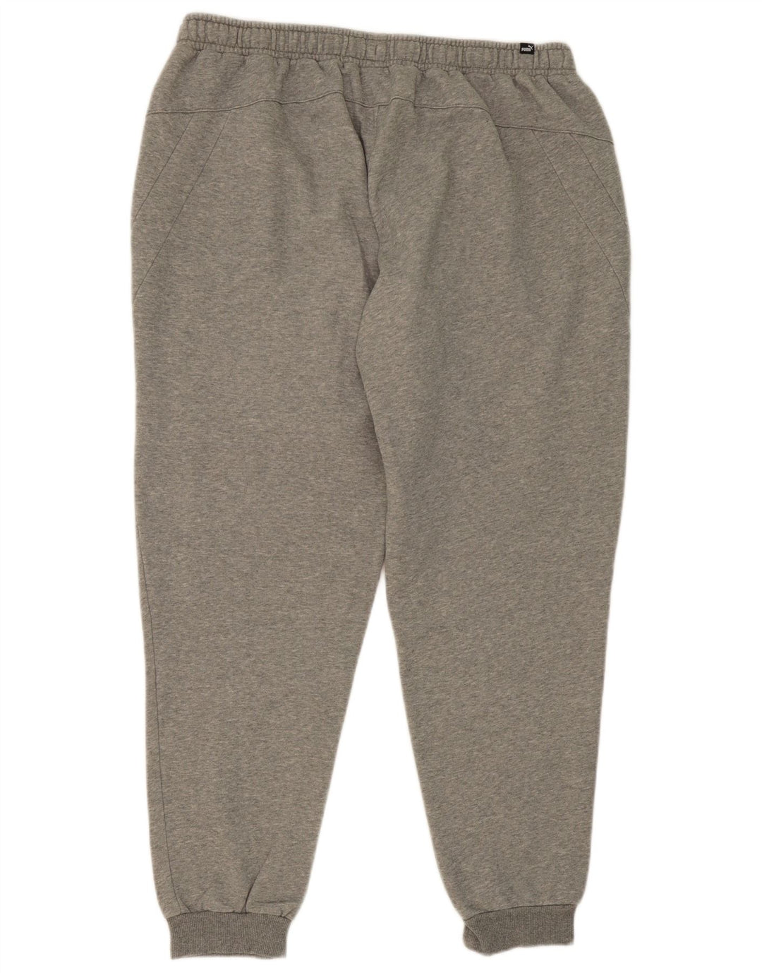 Мужские спортивные брюки с рисунком PUMA, джоггеры, 2XL, серый хлопок