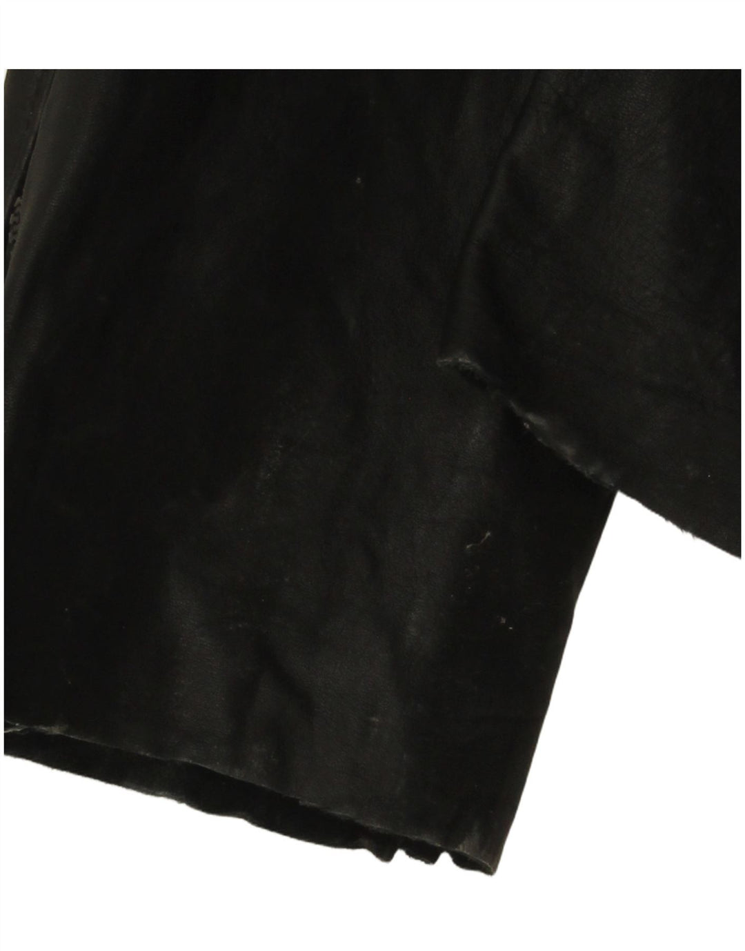 ВИНТАЖНЫЙ женский кожаный комбинезон без рукавов UK 12, средний черный кожаный