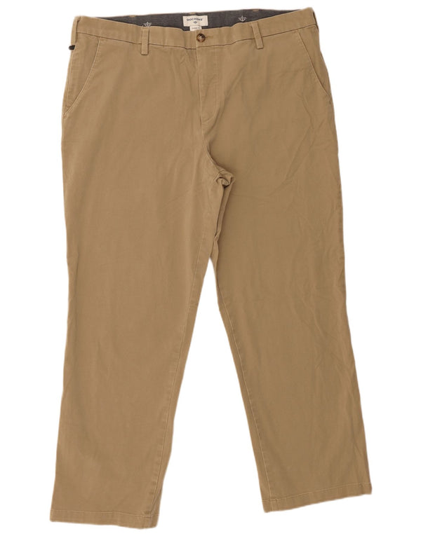 Мужские прямые брюки-чиносы Dockers классического кроя W40 L29 бежевого цвета, хлопок