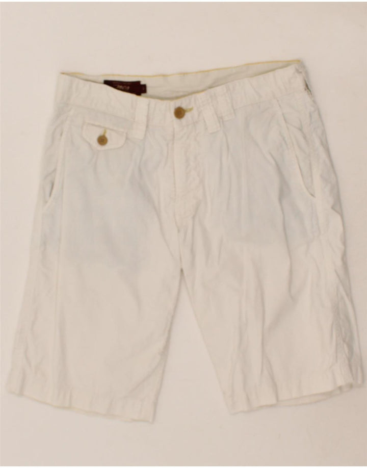 MARLBORO CLASSICS Mens Casual Shorts W31 Medium White Vintage Marlboro Classics and Second-Hand Marlboro Classics from Messina Hembry 