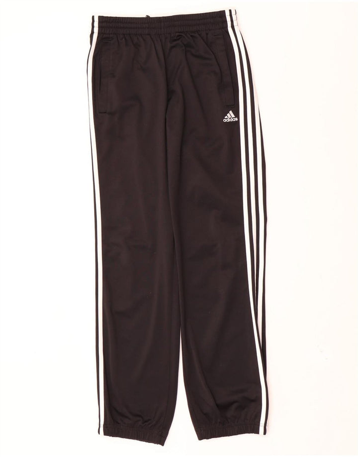 Спортивный костюм Adidas для мальчиков, брюки для бега, 13-14 лет, черный полиэстер