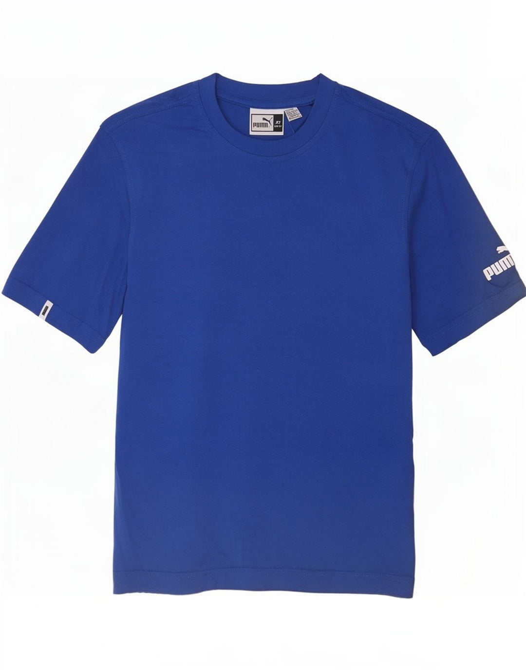 Мужская футболка Puma Top XS, синяя, хлопок