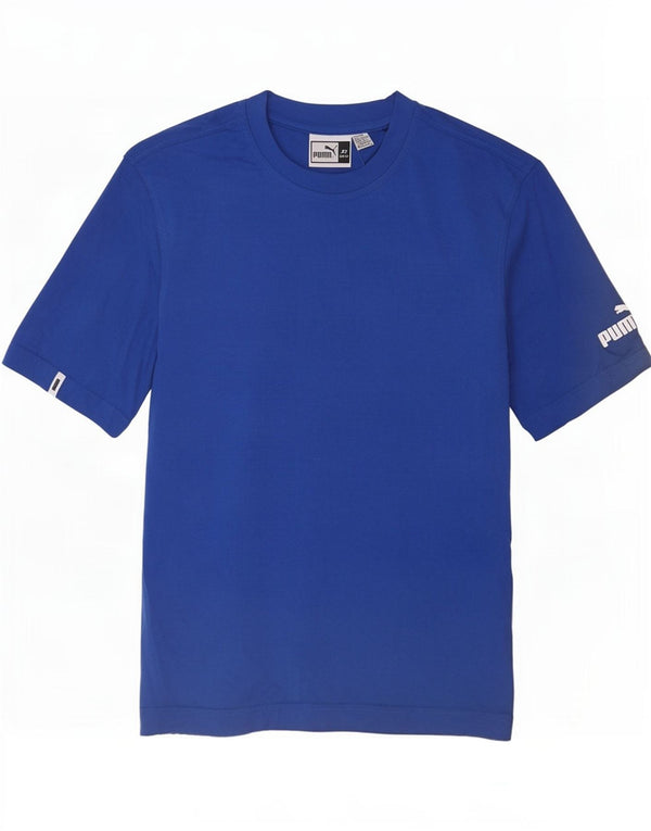 Мужская футболка Puma Top XS, синяя, хлопок