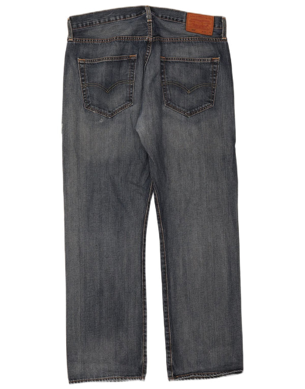 Мужские прямые джинсы Levi's 501 W36 L30 синие, хлопок