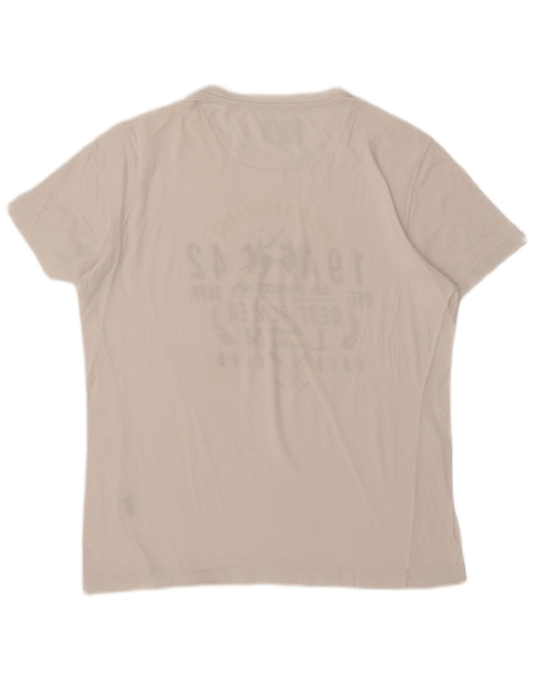 Мужская футболка с рисунком La Martina, средний белый