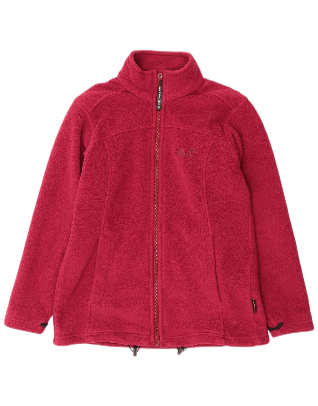 Женская флисовая куртка JACK WOLFSKIN UK 16, большой розовый полиэстер