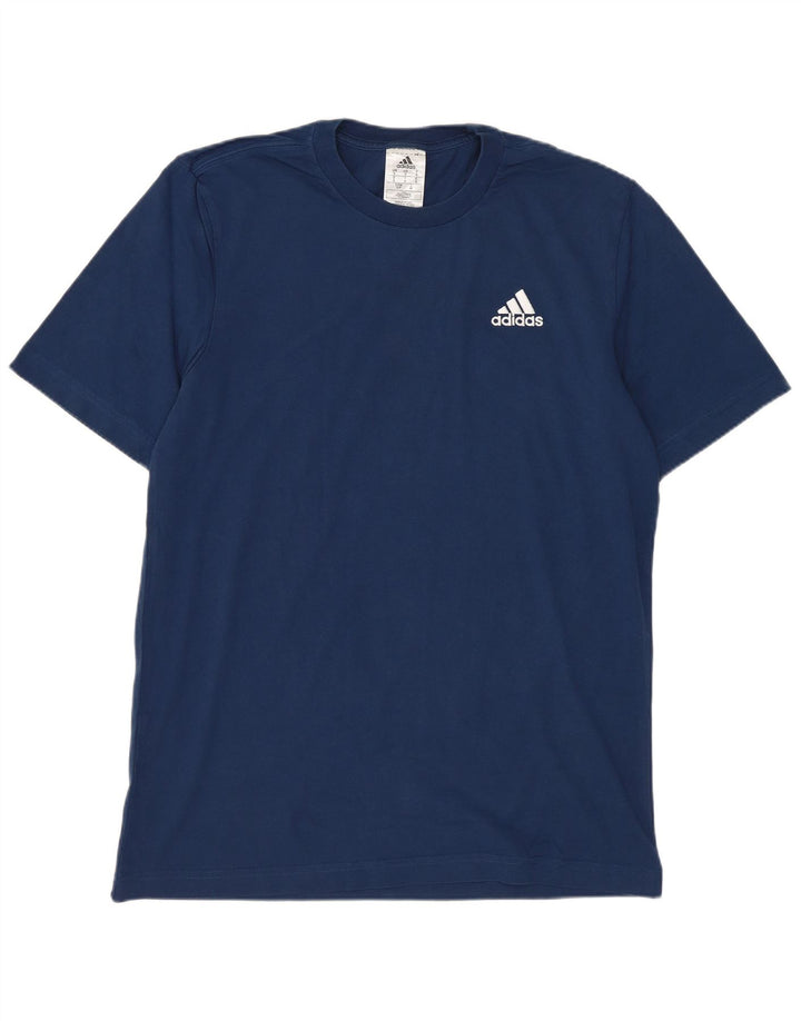 Adidas Мужская футболка Top Small Темно-синий Хлопок