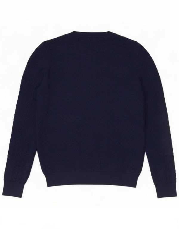 Crew Clothing Женский джемпер с V-образным вырезом UK 14 Средний темно-синий