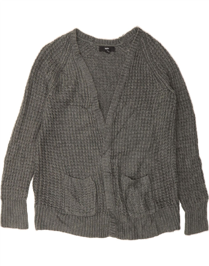 MOSSIMO Womens Open Cardigan Sweater UK 18 XL Grey Acrylic Vintage Mossimo and Second-Hand Mossimo from Messina Hembry 