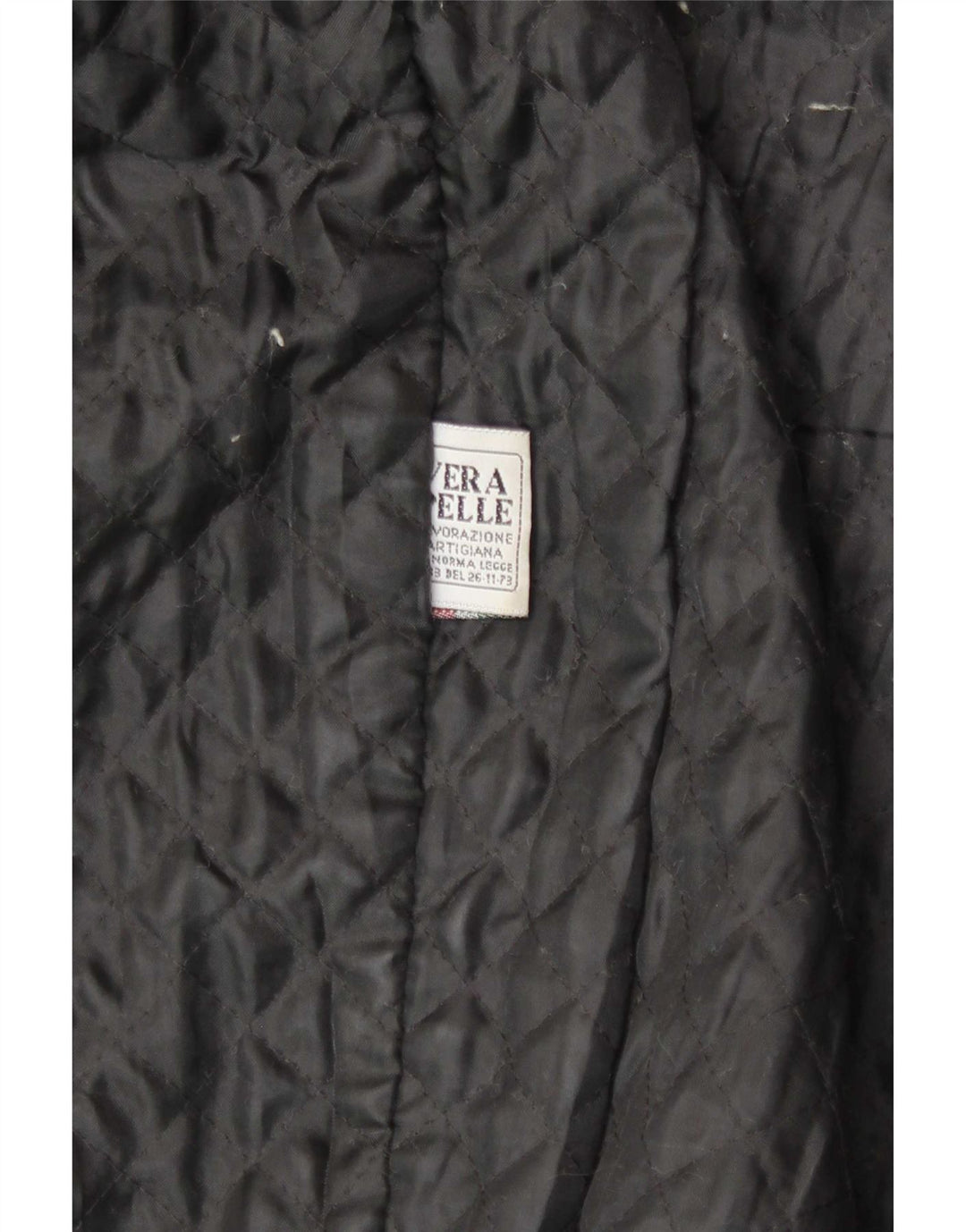 Винтажная мужская кожаная куртка IT 48 Medium Black