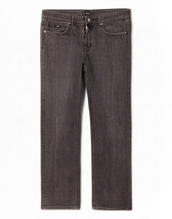 Мужские прямые джинсы Hugo Boss W36 L30 серые