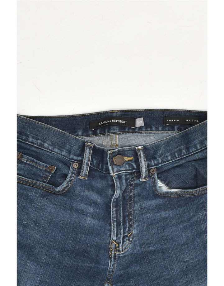 BANANA REPUBLIC Womens Tapered Jeans W28 L28  Blue Cotton | Vintage Banana Republic | Thrift | Second-Hand Banana Republic | Used Clothing | Messina Hembry 