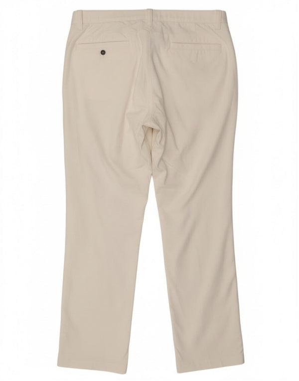 Женские прямые брюки чинос Under Armour W38 L32, белый нейлон