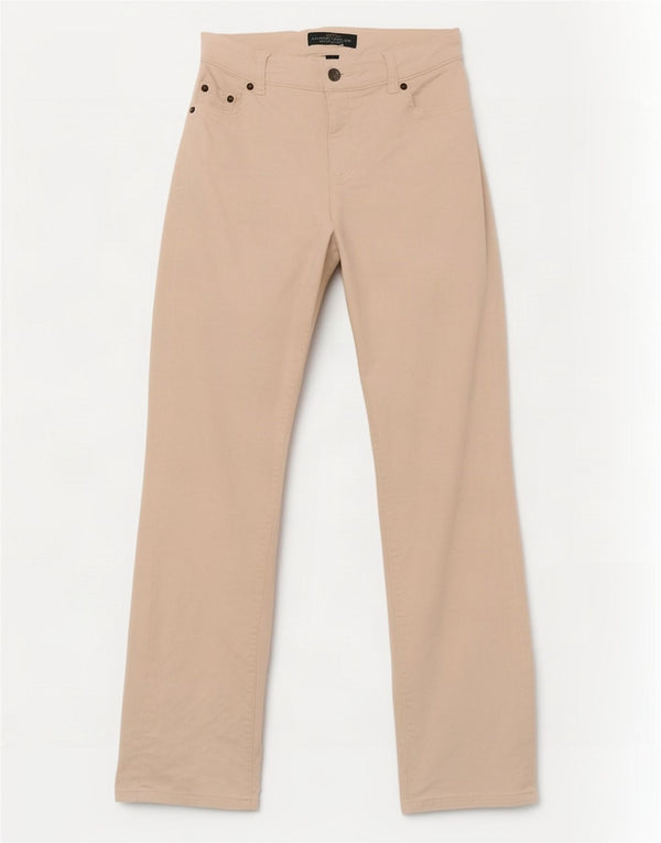 Женские прямые вельветовые брюки Ralph Lauren США 0 XS W28 L31 Off White