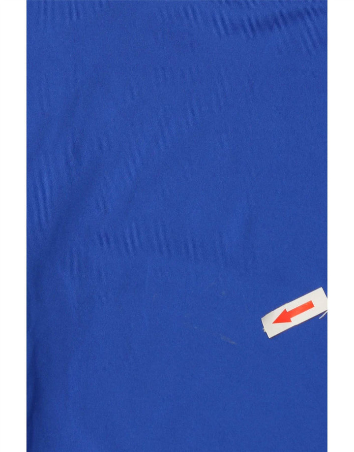 Мужской топ Nike Dri Fit с длинным рукавом, маленький синий, полиэстер