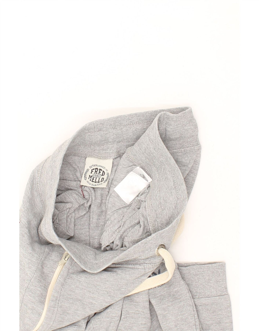 FRED MELLO Mens Tracksuit Trousers Joggers Medium  Grey Cotton Vintage Fred Mello and Second-Hand Fred Mello from Messina Hembry 