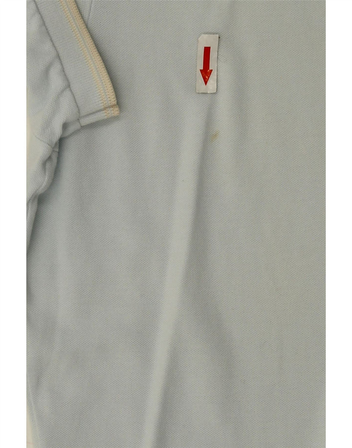 Женская рубашка поло Fred Perry UK 16, большой синий хлопок